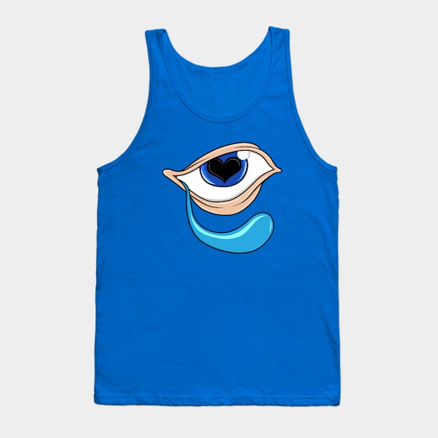 Crying for Love. (B) Tank Top by SN8K3-SH0P